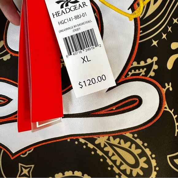 Classics x Dreamville Born Sinner Paisley Basketball Jersey XL NWT - Picture 6 of 10